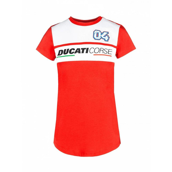 GP T-SHIRT DAMSKI DUCATI DOVIZIOSO RED ROZMIAR L