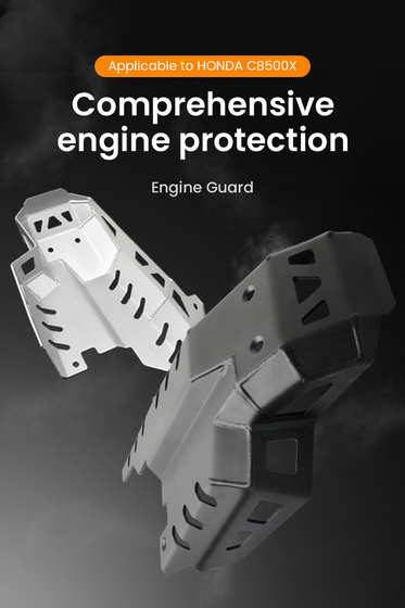 LOBOO Osłona silnika do HONDA CB500X (2019-), HONDA CB400X (2021-), HONDA NX400 (2024-) (10.3.13292.001.11)