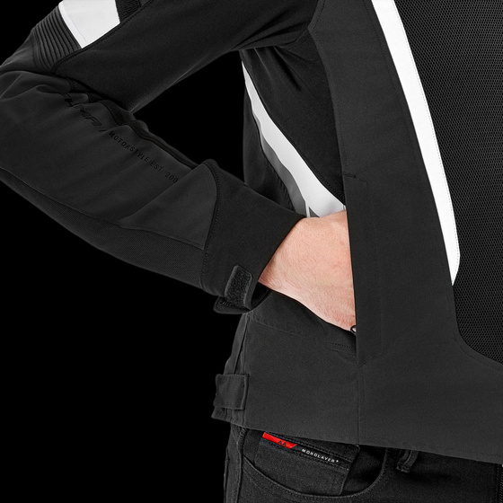 MESHPRO 2.0 MEN JKT BLK/WHT L