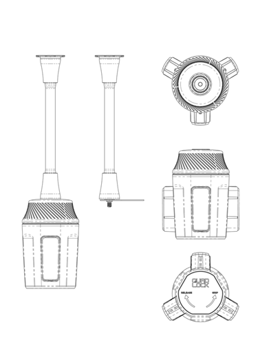 Quad Lock 360 Cup Holder Mount