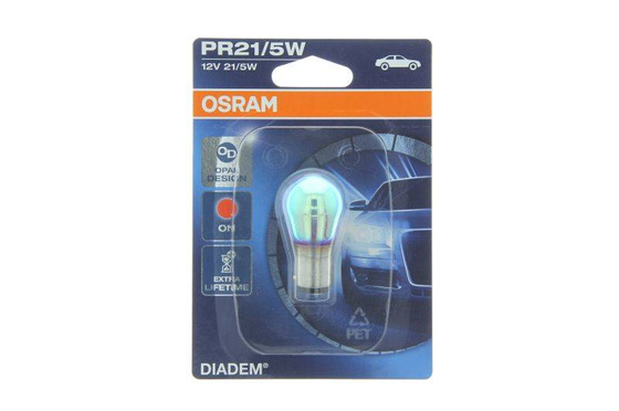 Żarówka (Blister 1szt.) PR21/5W 12V 21/5W BAW15d Diadem