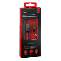 38890 Cable Usb > Usb Type-C - 100 cm - Black