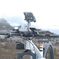 Zestaw wielofunkcyjny - uchwyt na kamerę/telefon/GoPro/licznik/lampkę montowany na kierownicę Outplorer H1000