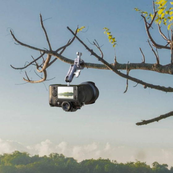 Uniwersalne ramie, dwa adaptery montażowe fotograficzne Outplorer MA10