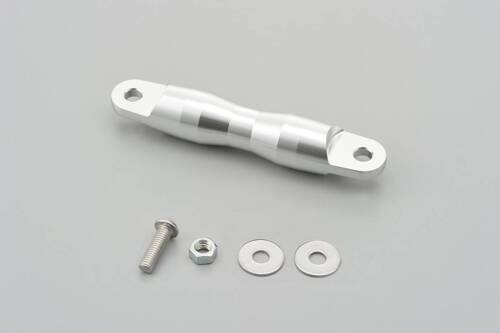 Wspornik kierownicy ze stopu aluminium anodowany na kolor srebrny 100 mm