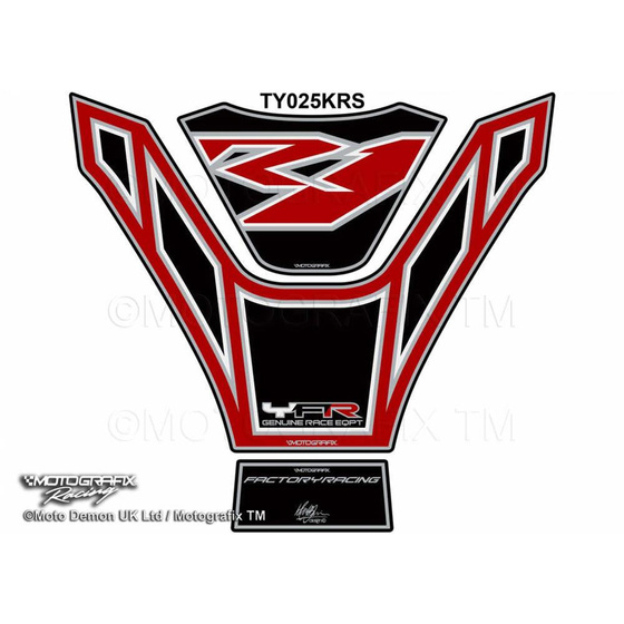 MOTOGRAFIX TANKPAD YAMAHA R1 2004-2006 TY025KRS