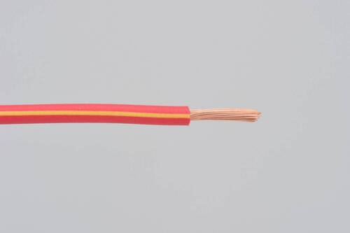 colored wire, AVS0.75, red/yellow, 2m