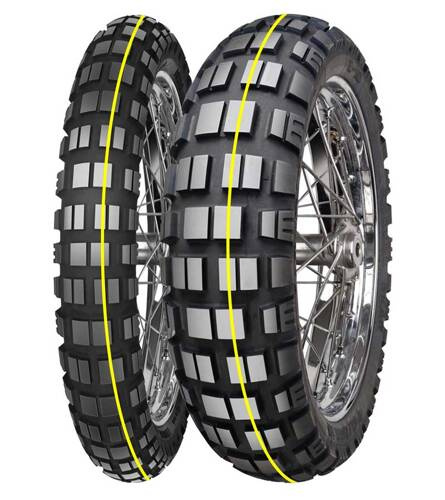 MITAS OPONA 140/80B17 E-10 69T TL DAKAR (ŻÓŁTY PASEK) TYŁ DOT 16/2023 (24424) WYCOFANE (ZAMIENNIK:70001209)