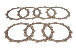 Komplet tarcz ciernych sprzęgła KAWASAKI EN, ER-6F, ER-6N, FX, GPX, GPZ, GT, KL, KLE, KLR, KLX, KZ, Z, ZL, ZR, ZX, ZZR 400-750 1980-