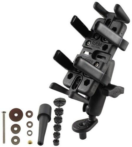 RAM-B-176-UN4U Fork Stem Mount with RAM® Finger-Grip™ GPS/Radio Holder