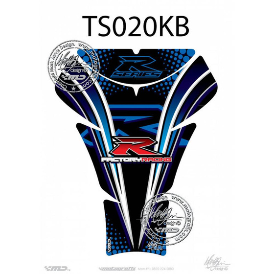 MOTOGRAFIX TANKPAD SUZUKI GSXR 600/750/1000 2005-2008 TS020KB