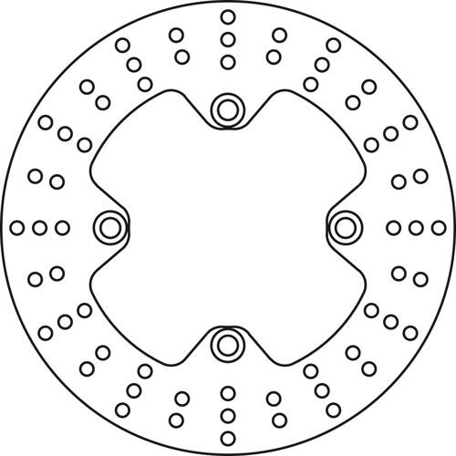 TRW LUCAS FRONT BRAKE DISC HONDA CB 250 TWO FIFTY 92-05, REAR - HONDA TRANSALP XL-V 600/650 91-07, TRANSALP XL-VA 700 08-13, CB 750 SF 92-03