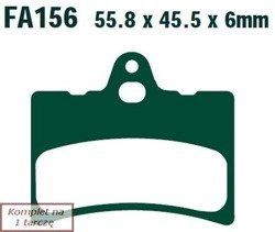 Brake pads EBC FA156 (set on 1 disk)