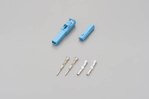 connector set, 2P, light blue, 050-type, for HONDA indicator