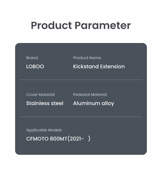 LOBOO Nakładka na stopkę boczną do CFMOTO 800MTX (2024-) (10.3.03603.001.11)