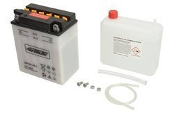 Akumulator Kwasowy/Rozruchowy/Suchoładowany z elektrolitem (zakaz sprzedaży do detalu) 4 RIDE 12V 12Ah 113A L+ Obsługowy 136x82x162mm Suchoładowany z elektrolitem DUCATI SS 100-1731 1968-