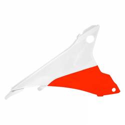 RTECH PANEL BOCZNY DX AIRBOX KTM EXC-EXCF 125-500 WHITE-NEON ORANGE R-FIKTMBNANDX14