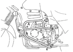 Triumph Tiger (1993-1998) engine guard