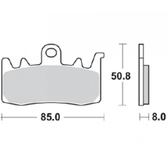 BRAKING KLOCKI HAMULCOWE SINTER 960CM55