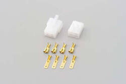 Zestaw konektorów 4P 250-Typ z blokadą Typ męski i żeński