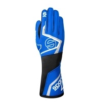 Sparco Karting Kart Auto Racing Gloves K-Tide + blue