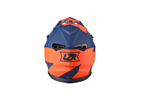 Kask Motocyklowy LAZER OR3 Rocky (kol. Niebieski - Czerwony fluo) rozm. M