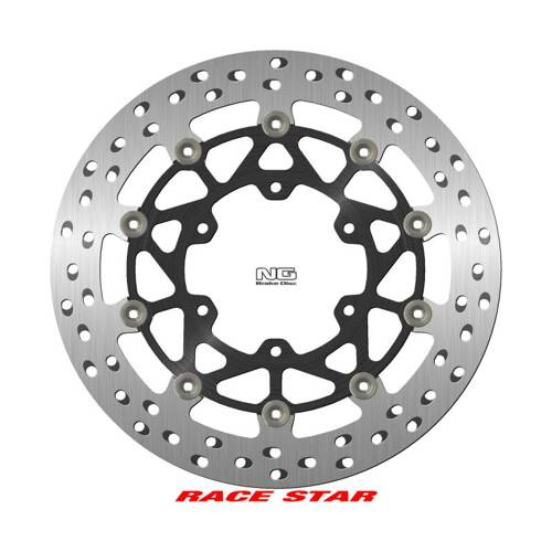 NG TARCZA HAMULCOWA PRZÓD RACE STAR PREMIUM SUZUKI GSX-R 1000 '17-'22 (320X102X5MM) (6X8,25MM) PŁYWAJĄCA (ŚRODEK ALUMINIOWY, POLEPSZONE CHŁODZENIE)