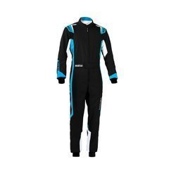Sparco THUNDER Kart Karting Auto Racing Suit (CIK FIA) black blue