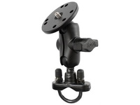 RAM-B-149ZA-C1U Handlebar U-Bolt Double Ball Mount 1/4"-20 Threaded Stud