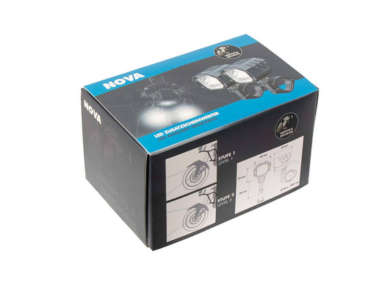 NOVA LED auxiliary lights inc. universal attachment