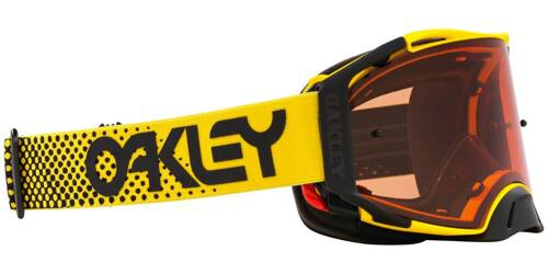 Oakley Goggles Airbrake MX żółte Prizm mx bronze