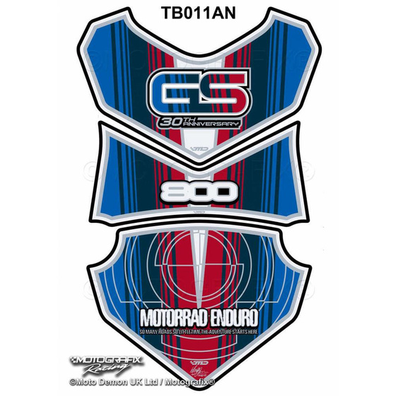 MOTOGRAFIX TANKPAD BMW F800GS 2008-12 TB011AN
