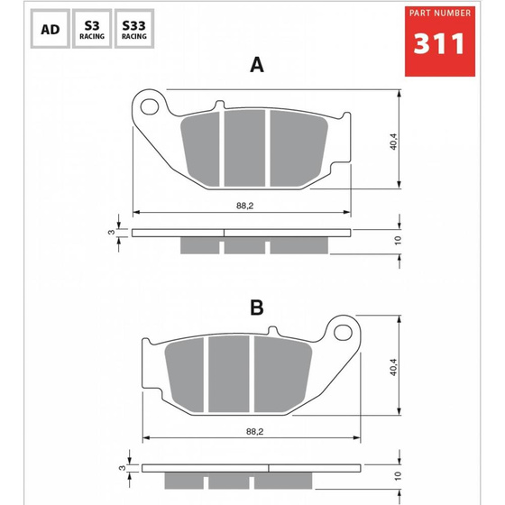GOLDFREN KLOCKI 311 S3 CUT