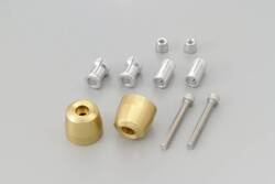 BAR END PINO-3 14-19MM GOLD