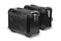 ZESTAW KUFRÓW BOCZNYCH TRAX ADV I STELAŻY SW-MOTECH TRIUMPH TIGER 1050 (06-12), BLACK 45/37L