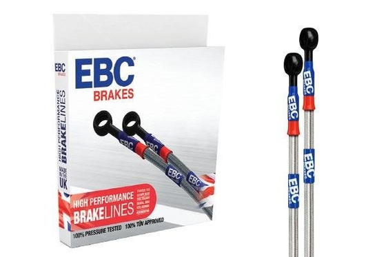 Stainless Steel Braided Brake Lines EBC BLM2032-3F front YAMAHA FZS 600 FAZER [98-03]
