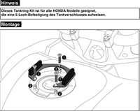 Honda CB 500 X (2017-2018) Tank ring Lock it