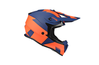 Kask Motocyklowy LAZER OR3 Rocky (kol. Niebieski - Czerwony fluo) rozm. M