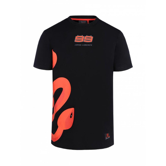 GP T-SHIRT LORENZO SNAKE 99 BLACK ROZMIAR M