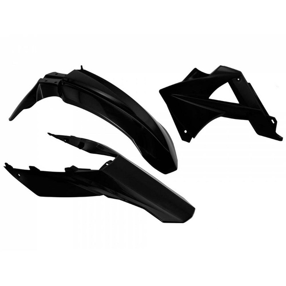 RTECH KOMPLET OWIEWEK GASGAS EC/EC-F BLACK R-KITGAS-NR0-521