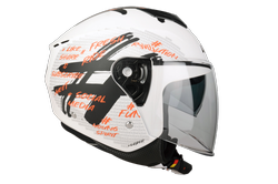 Kask Motocyklowy LAZER JH7 HASHTAG  (kol. Jasny - Połysk) rozm. S