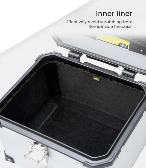 LOBOO PIKE Kufer centralny srebrny 45L (10.5.01363.002.21)