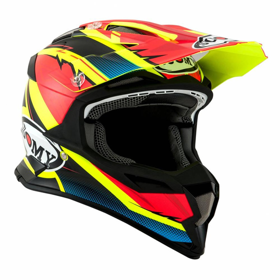 SUOMY KASK ALPHA WAVES MATT RED/YELLOW ROZMIAR L