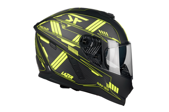 Kask Motocyklowy LAZER RAFALE EVO Roadtech (kol. Czarny - Żółty - Matowy) rozm. XL