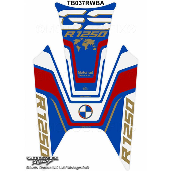 MOTOGRAFIX TANKPAD BMW R1250GS 2018-2019 TB037RWBA