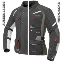 Kurtka motocyklowa BUSE ZESTAW EXRC Porto czarno/czarny 64