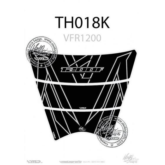 MOTOGRAFIX TANKPAD HONDA VFR 1200 F 2010-2015 TH018K