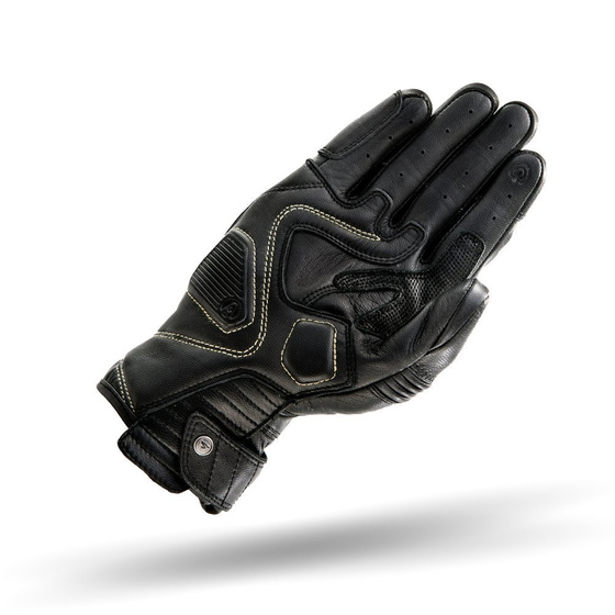 Motorcycle gloves vintage SHIMA AVIATOR black