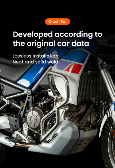 LOBOO Crash Bar do Aprilia Tuareg660 (2022-) Crash Bar (Black) (10.3.01441.001.11)