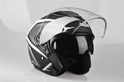Kask Motocyklowy LAZER TANGO Hexa (kol. Czarny - Biały - Matowy) rozm. L